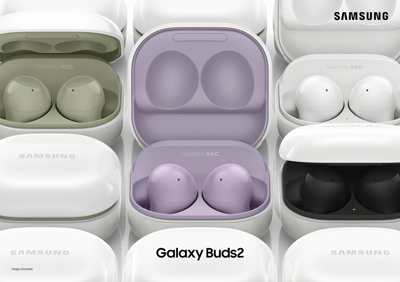 Активное шумоподавление и 20 часов работы. Представлены наушники Samsung Galaxy Buds2, объявлены российские цены